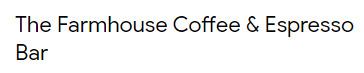 The Farmhouse Coffee Espresso