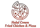 Halal Crown Fried Chicken Pizza