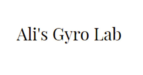 Ali's Gyro Lab