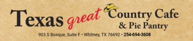 Texas Great Country Café Pie Pantry