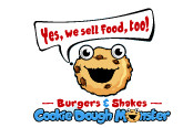 Cookie Dough Monster Burgers Shakes