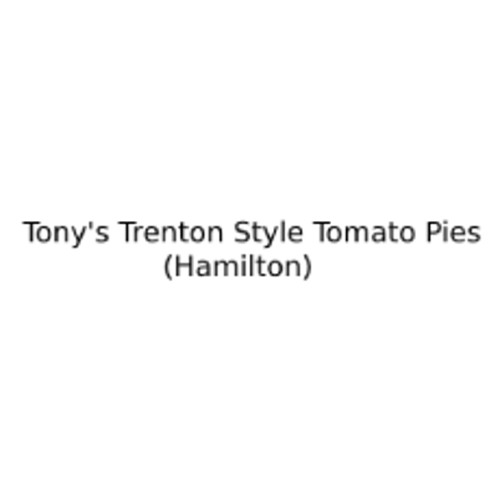 Tony's Trenton Style Tomato Pies (hamilton)
