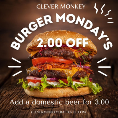 Clever Monkey Craft Grill