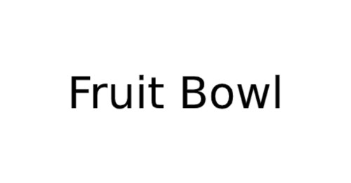 Fruit Bowl