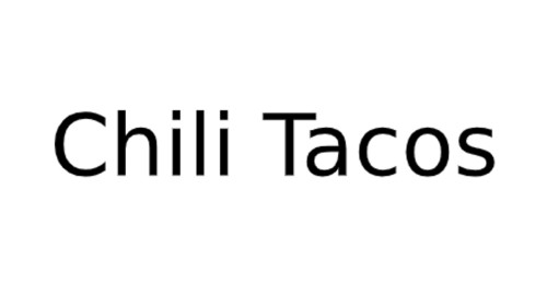 Chili Tacos