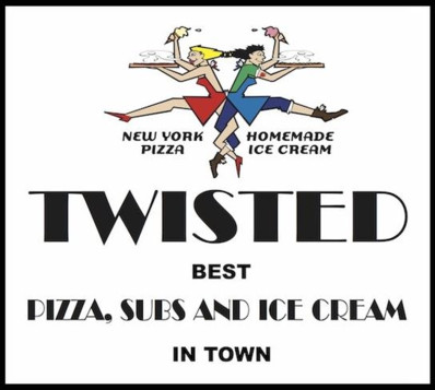 Twisted Pizza And Ice Cream