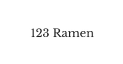 123 Ramen