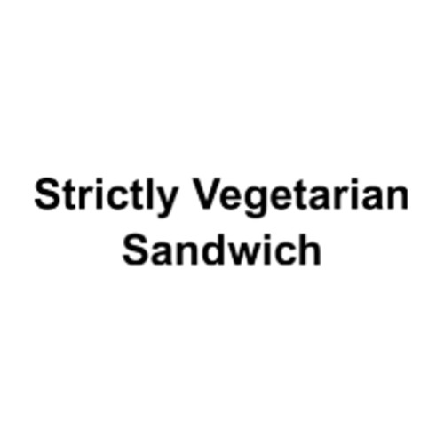 Strictly Vegetarian Sandwich