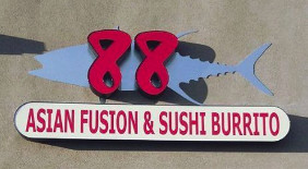 New 88 Asian Fusion Sushi Burrito